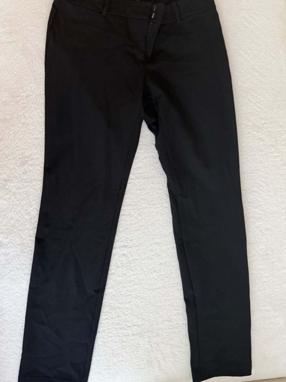Ann Taylor Black Straight-Leg Dress Pants